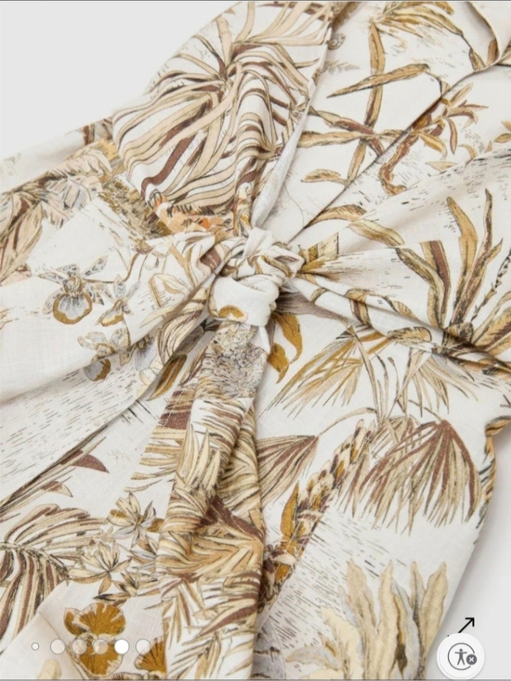 Reiss Tate Safari Tailored Nuetral Halterneck 6 $400 Full Price In Stores - Picture 6 of 8
